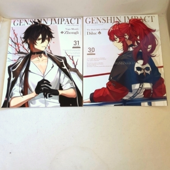 Genshin Impact Photo Print Gift Set 8x10 Size - Picture 3 of 7